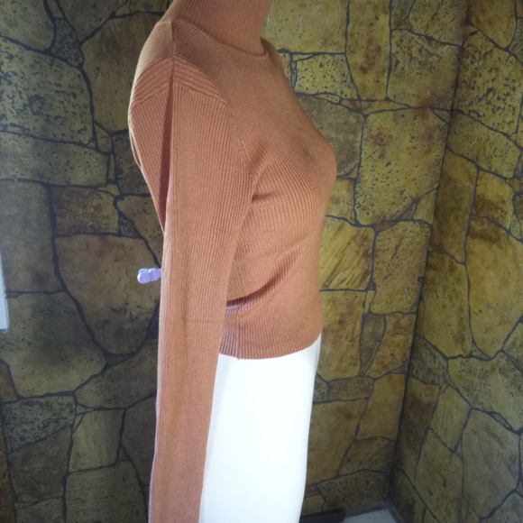 Ardene Cinnamon Ribbed Sweater - Picture 3 of 4